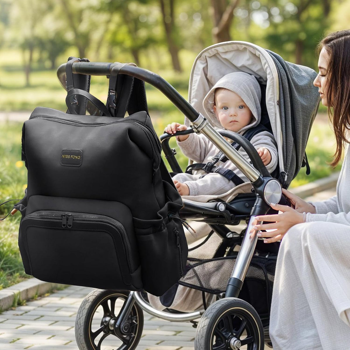 Diaper Bag Backpack Baby Bag Neoprene Bag Neoprene Backpack