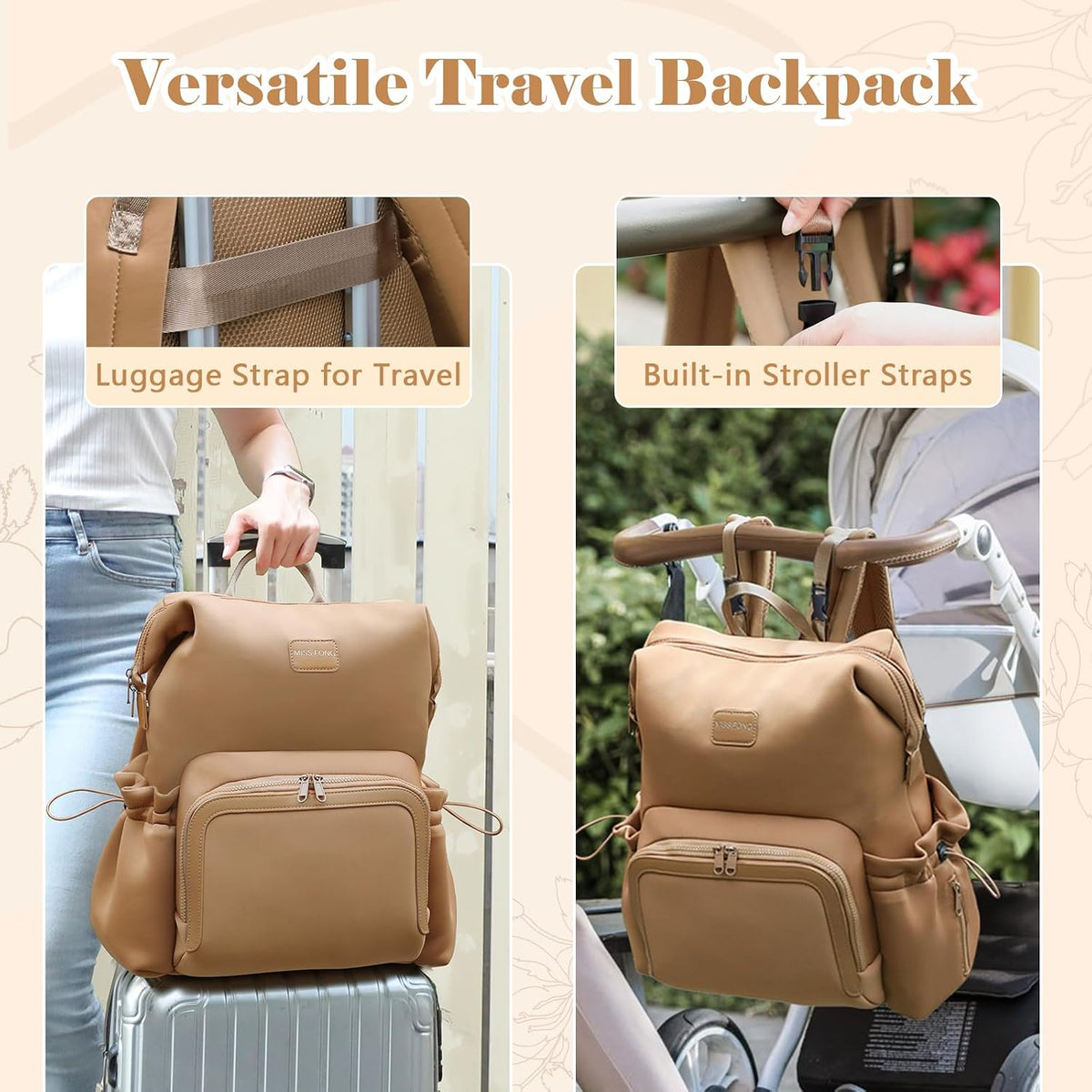 Diaper Bag Backpack Baby Bag Neoprene Bag Neoprene Backpack