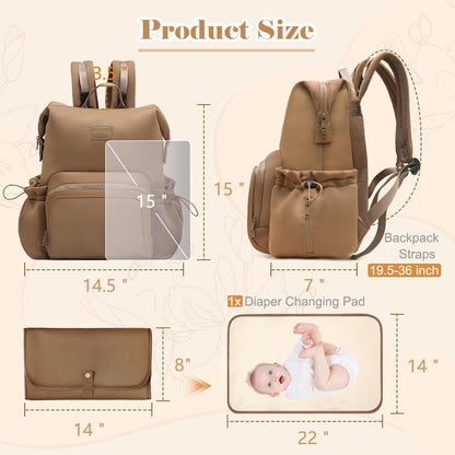 Diaper Bag Backpack Baby Bag Neoprene Bag Neoprene Backpack