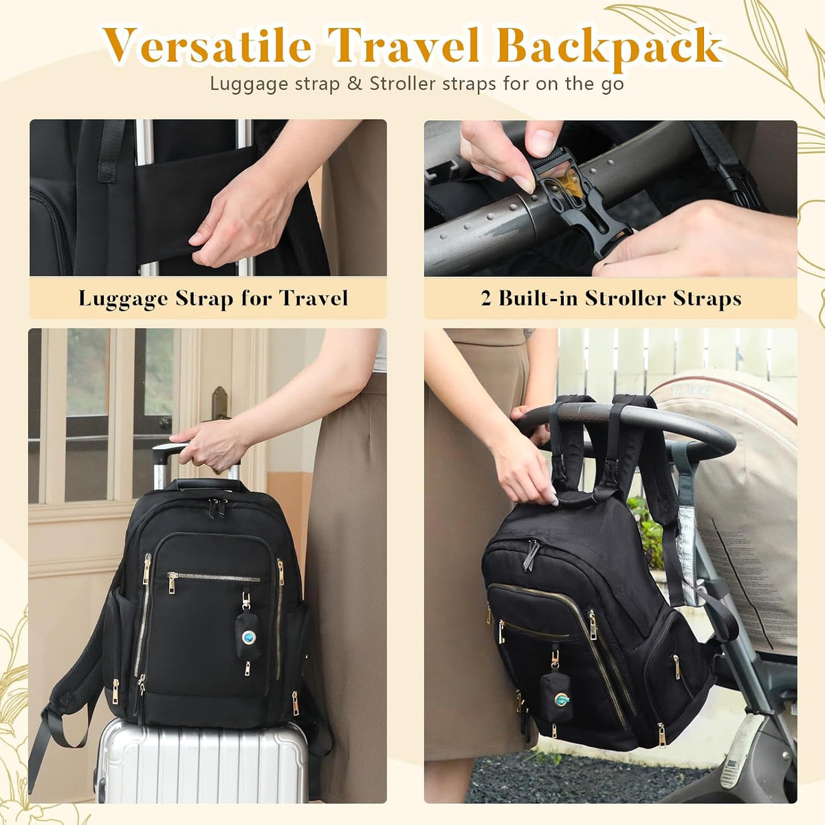 Diaper Bag Backpack Baby Bag Neoprene Bag Neoprene Backpack