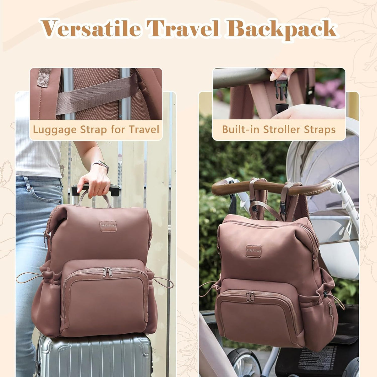 Diaper Bag Backpack Baby Bag Neoprene Bag Neoprene Backpack