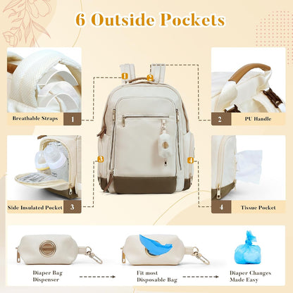 Diaper Bag Backpack Baby Bag Neoprene Bag Neoprene Backpack