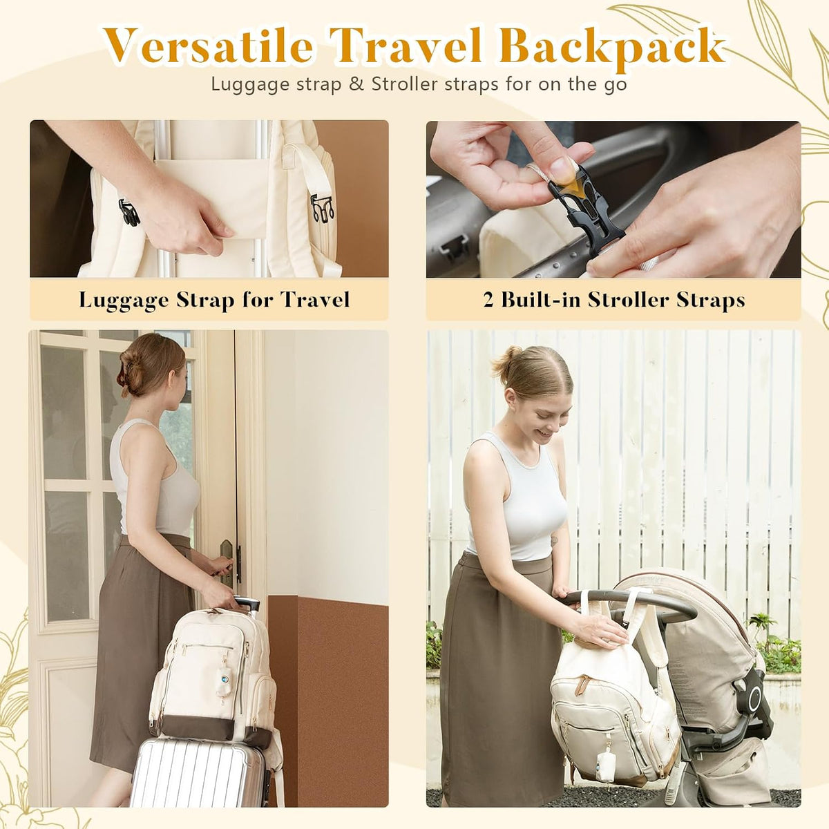 Diaper Bag Backpack Baby Bag Neoprene Bag Neoprene Backpack