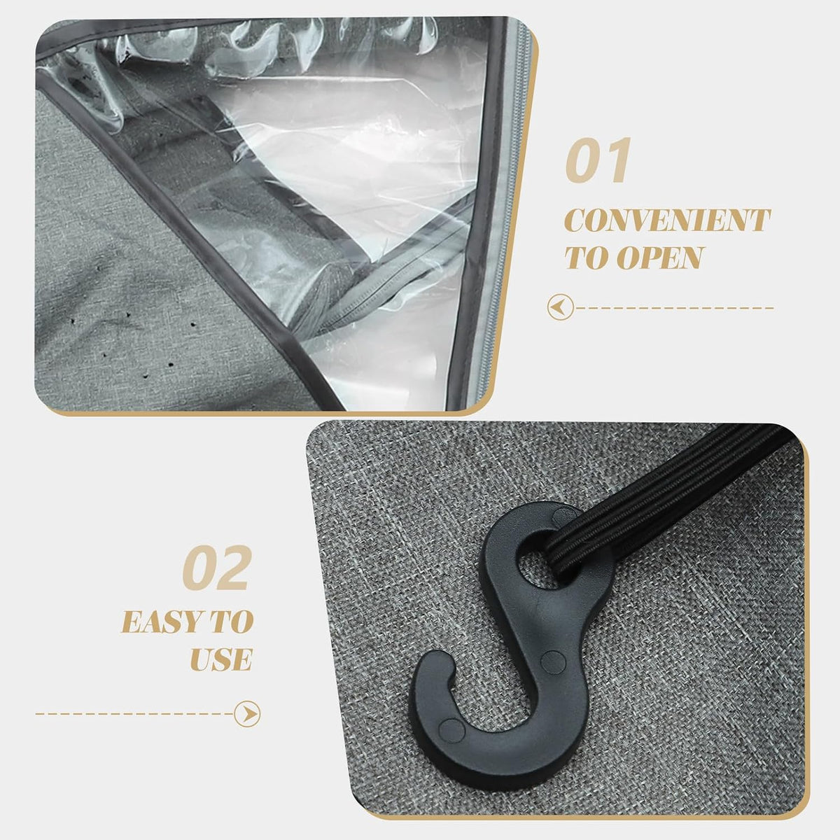 Universal Baby Stroller Rain Cover Windproof Spittle-Proof Outdoor Shield