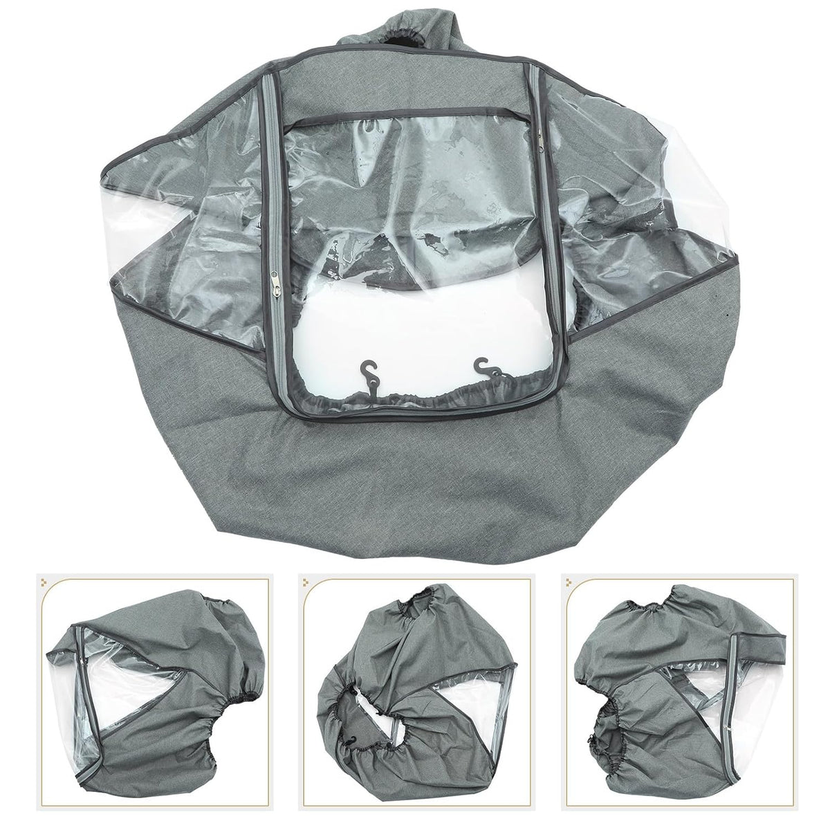Universal Baby Stroller Rain Cover Windproof Spittle-Proof Outdoor Shield