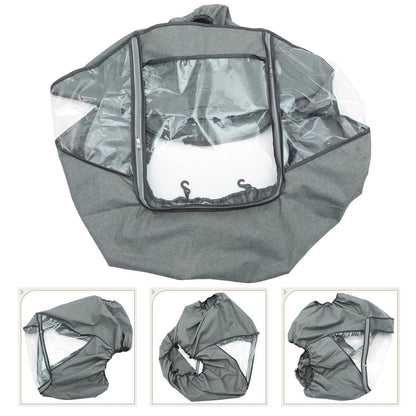 Universal Baby Stroller Rain Cover Windproof Spittle-Proof Outdoor Shield