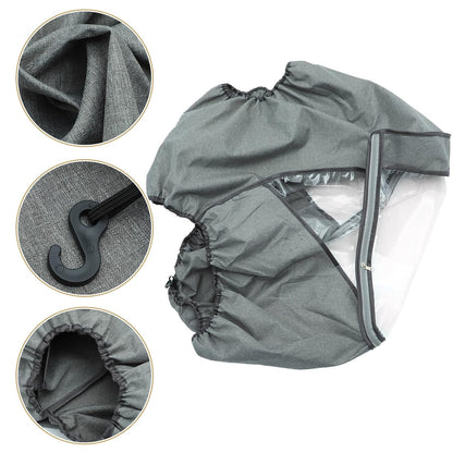 Universal Baby Stroller Rain Cover Windproof Spittle-Proof Outdoor Shield