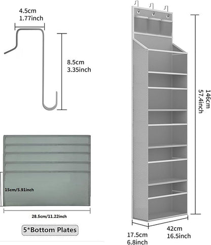 Versatile Vertical Storage Bag for Bedroom Bathroom Ideal for Diapers Books Cosmetics Keeps Room Tidy Multiple Notebook