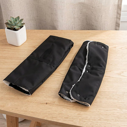 2pcs Winter Stroller Gloves, Warm Thick Windproof Universal Cover