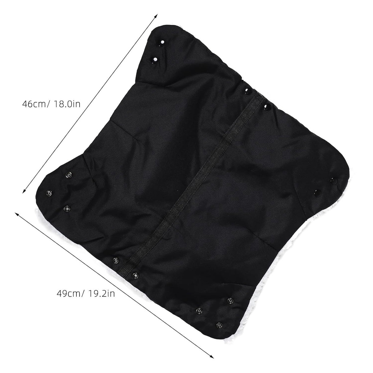 2pcs Winter Stroller Gloves, Warm Thick Windproof Universal Cover
