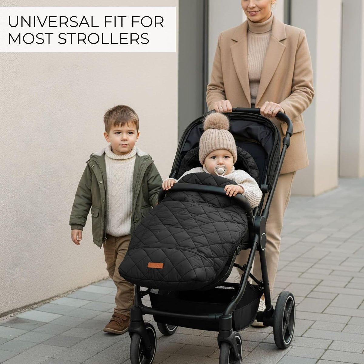 Warm and Cozy Winter Stroller Cover for Baby - Waterproof Bunting Bag