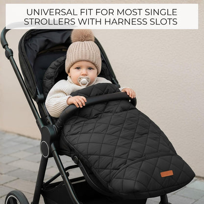 Warm and Cozy Winter Stroller Cover for Baby - Waterproof Bunting Bag