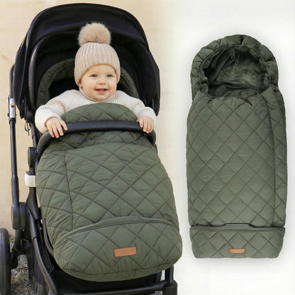 Warm and Cozy Winter Stroller Cover for Baby - Waterproof Bunting Bag