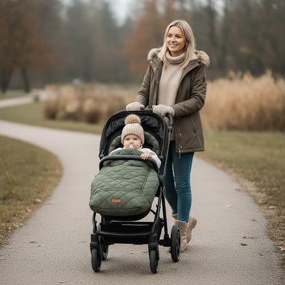 Warm and Cozy Winter Stroller Cover for Baby - Waterproof Bunting Bag