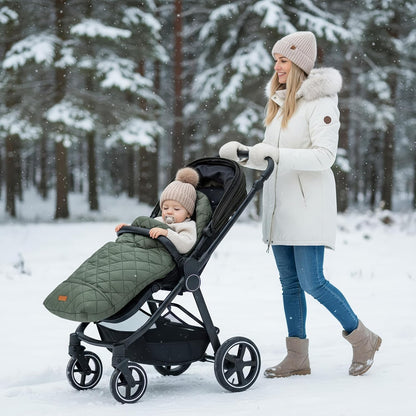 Warm and Cozy Winter Stroller Cover for Baby - Waterproof Bunting Bag