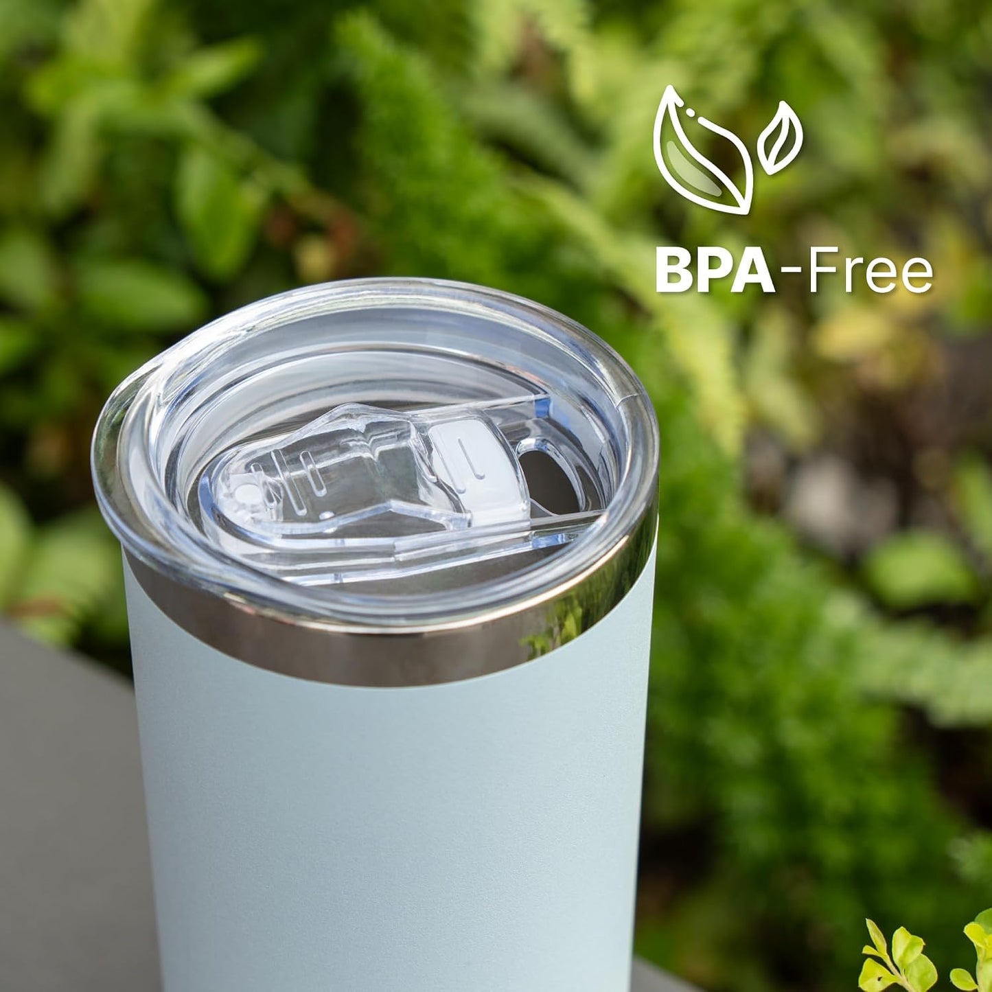 20 oz Skinny Tumbler Lids for SUNWILL, BJPKPK, koodee, Spill Proof Splash Resistant Covers Fits 2.73-2.75in Skinny Tumbler
