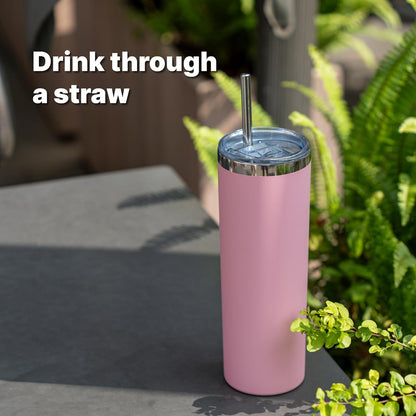 20 oz Skinny Tumbler Lids for SUNWILL, BJPKPK, koodee, Spill Proof Splash Resistant Covers Fits 2.73-2.75in Skinny Tumbler