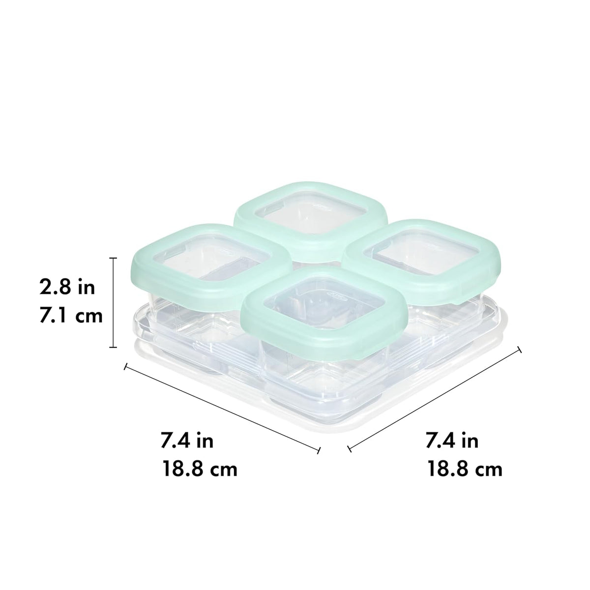 Baby Blocks Set, Teal