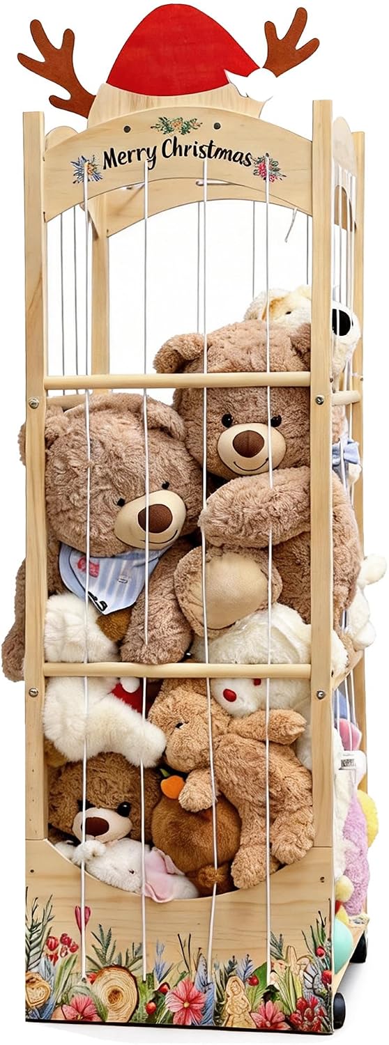 Stuffed Animal Storage, Christmas Reindeer Organizer