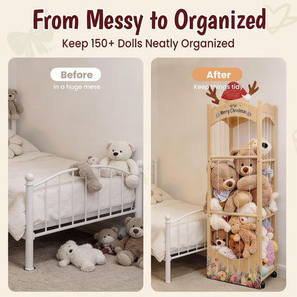 Stuffed Animal Storage, Christmas Reindeer Organizer