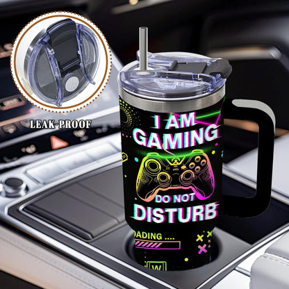 Wolf Tumbler 40oz, Insulated Wolf Cup Gifts for Man | Wolves Tumbler with Pine Trees Leakproof, Animal Print Water Bottle for Dad, Fathers Day Ideal Gifts for Wolf Lovers, 1 Pack