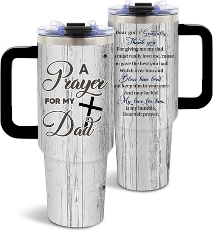 Wolf Tumbler 40oz, Insulated Wolf Cup Gifts for Man | Wolves Tumbler with Pine Trees Leakproof, Animal Print Water Bottle for Dad, Fathers Day Ideal Gifts for Wolf Lovers, 1 Pack