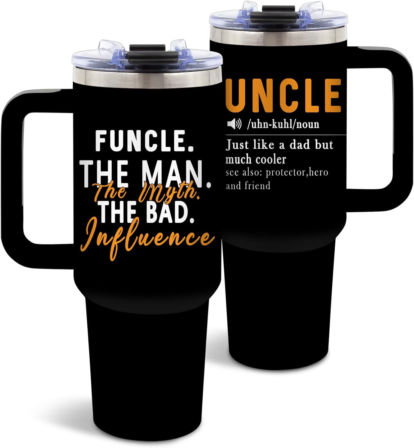 Wolf Tumbler 40oz, Insulated Wolf Cup Gifts for Man | Wolves Tumbler with Pine Trees Leakproof, Animal Print Water Bottle for Dad, Fathers Day Ideal Gifts for Wolf Lovers, 1 Pack