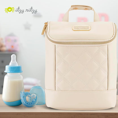 Insulated Bottle Bag, Holds 3 Baby Milk Bottles (Milk & Honey)