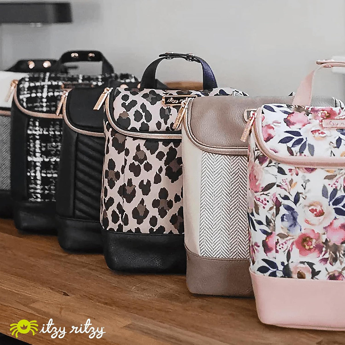 Insulated Bottle Bag, Holds 3 Baby Milk Bottles (Milk & Honey)