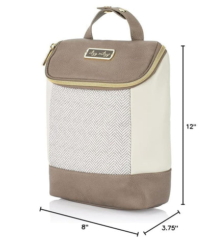 Insulated Bottle Bag, Holds 3 Baby Milk Bottles (Milk & Honey)