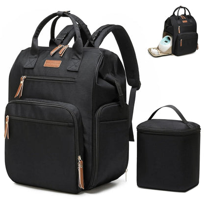 Extra Large Breast Pump Bag & Insulated Cooler, Dual-Deck Design