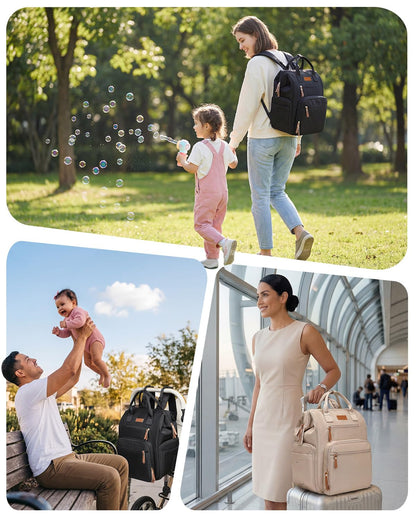 Extra Large Breast Pump Bag & Insulated Cooler, Dual-Deck Design