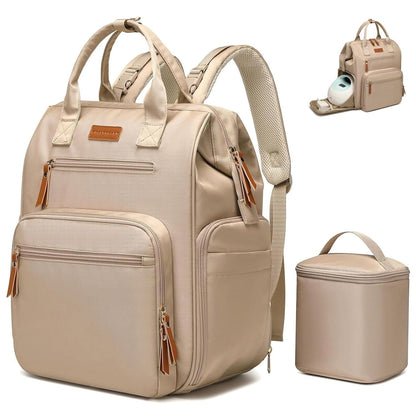 Extra Large Breast Pump Bag & Insulated Cooler, Dual-Deck Design