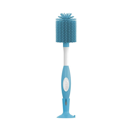 Baby Bottle Drying Tower, Stand-Up Drying Rack with Baby Bottle Brush Soft Touch and Sponge Brush, Blue Variety Pack