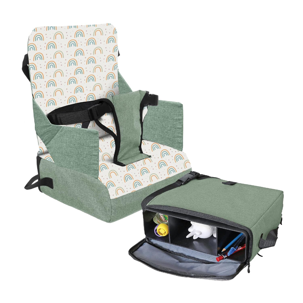 Dining Booster Seat - Portable High Chair for Dining Table