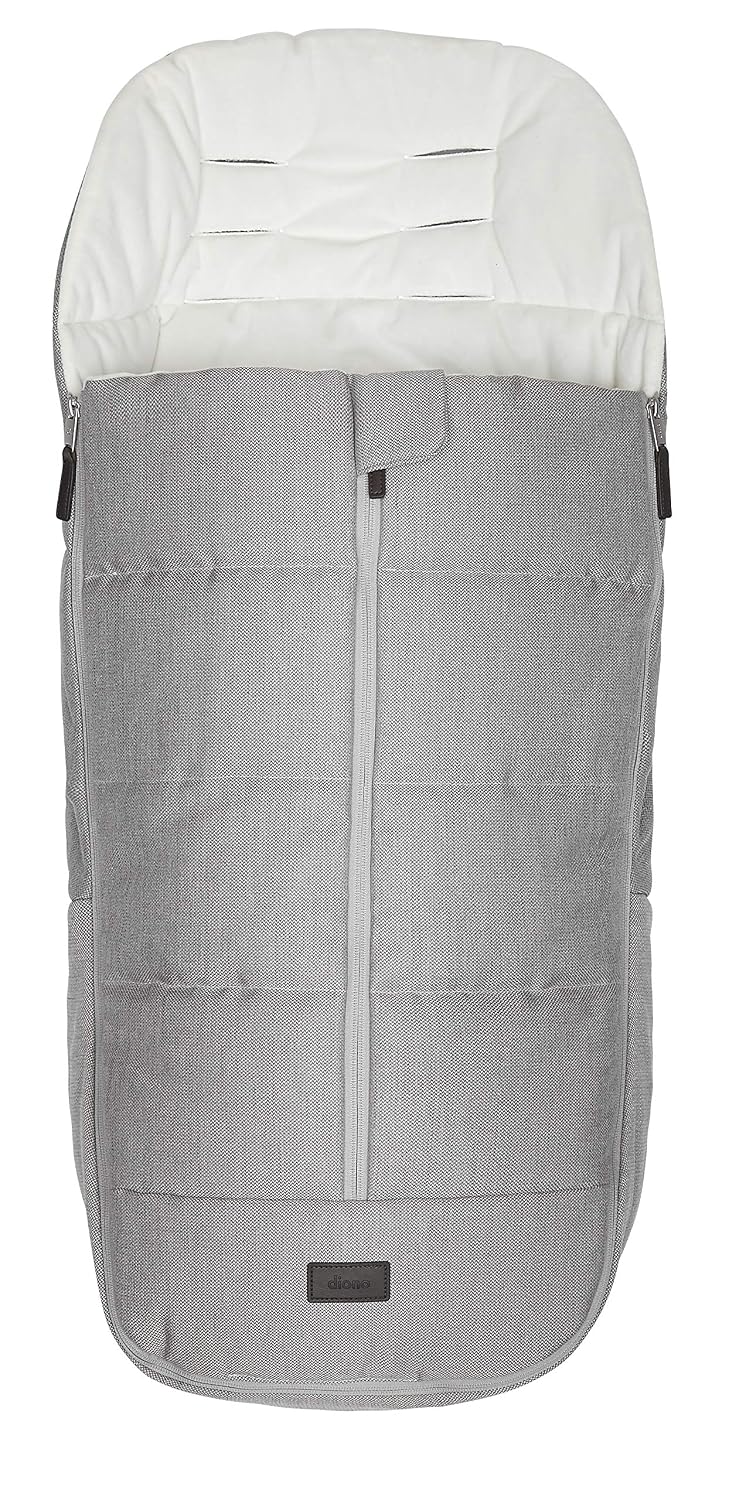Quantum Classic All Weather Footmuff To Protect Your Baby in Car Seats & Strollers, Light Grey Cube