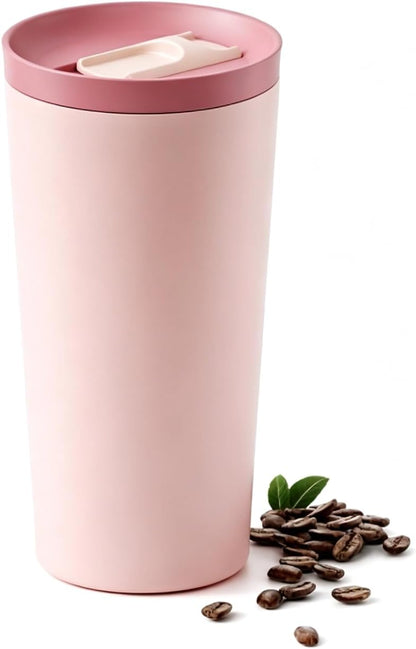 StreamSip 17oz Insulated Stainless Steel Tumbler, Double Wall Vacuum Sweat-Free Travel Coffee Cup with Slide Sip Lid, BPA-Free Reusable Coffee Mug (Teal)