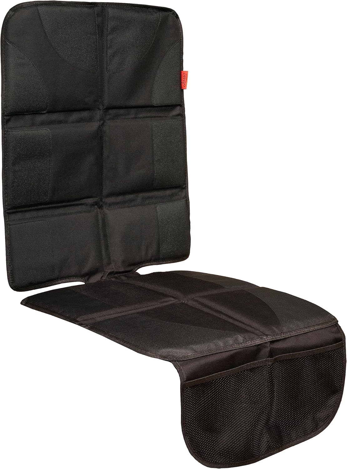 Car Seat Cover & Protector - Waterproof Non-Slip Protector - Mesh Pocket Organizer - Universal Fit for Convertible & Toddler Car Seats, Black