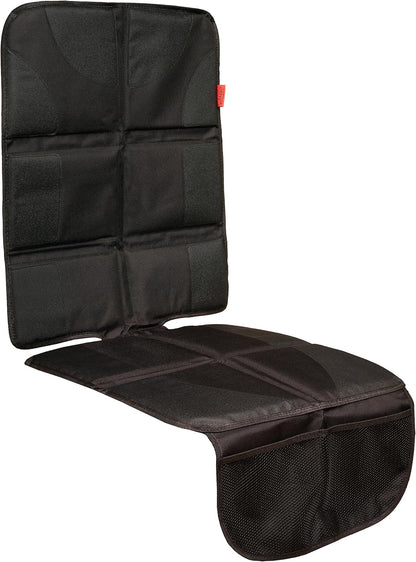 Car Seat Cover & Protector - Waterproof Non-Slip Protector - Mesh Pocket Organizer - Universal Fit for Convertible & Toddler Car Seats, Black
