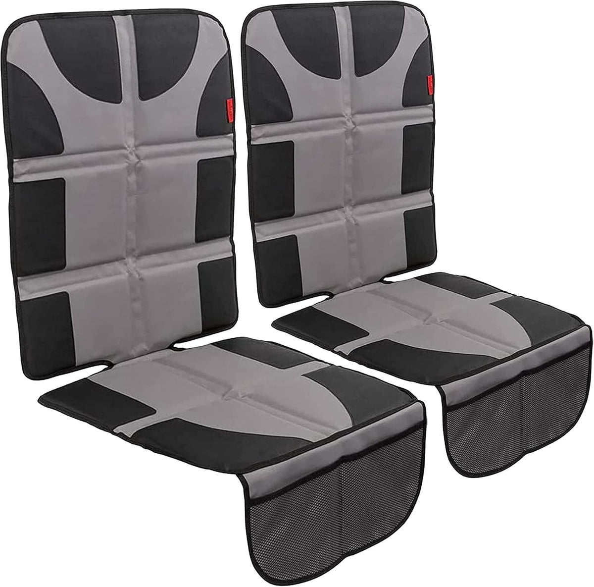 Car Seat Cover & Protector - Waterproof Non-Slip Protector - Mesh Pocket Organizer - Universal Fit for Convertible & Toddler Car Seats, Black