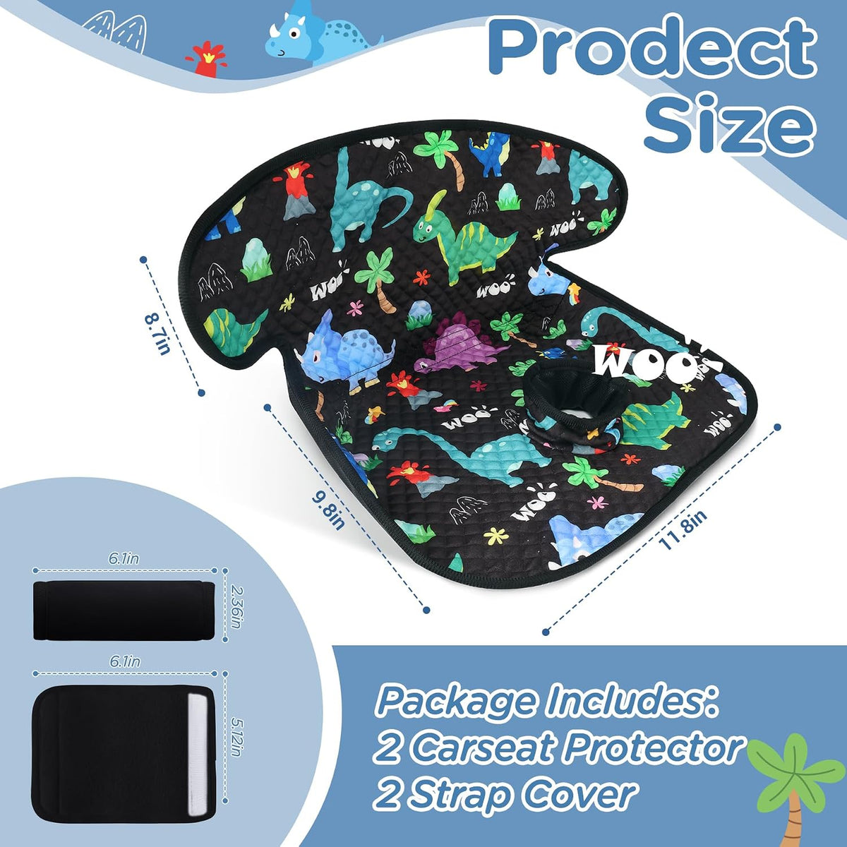 Car Seat Protector for Potty Training, Waterproof Car Seat Liner