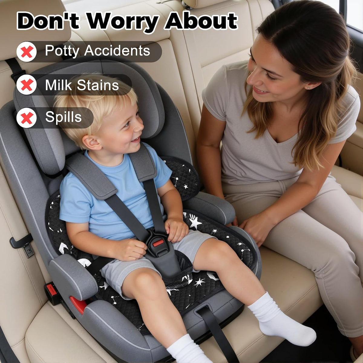 Car Seat Protector for Potty Training, Waterproof Car Seat Liner