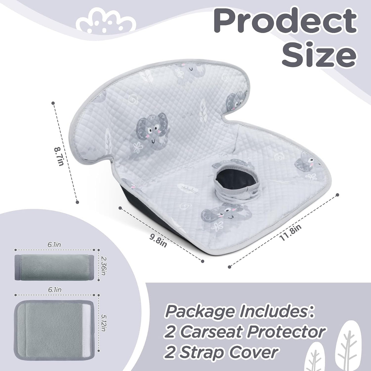Car Seat Protector for Potty Training, Waterproof Car Seat Liner