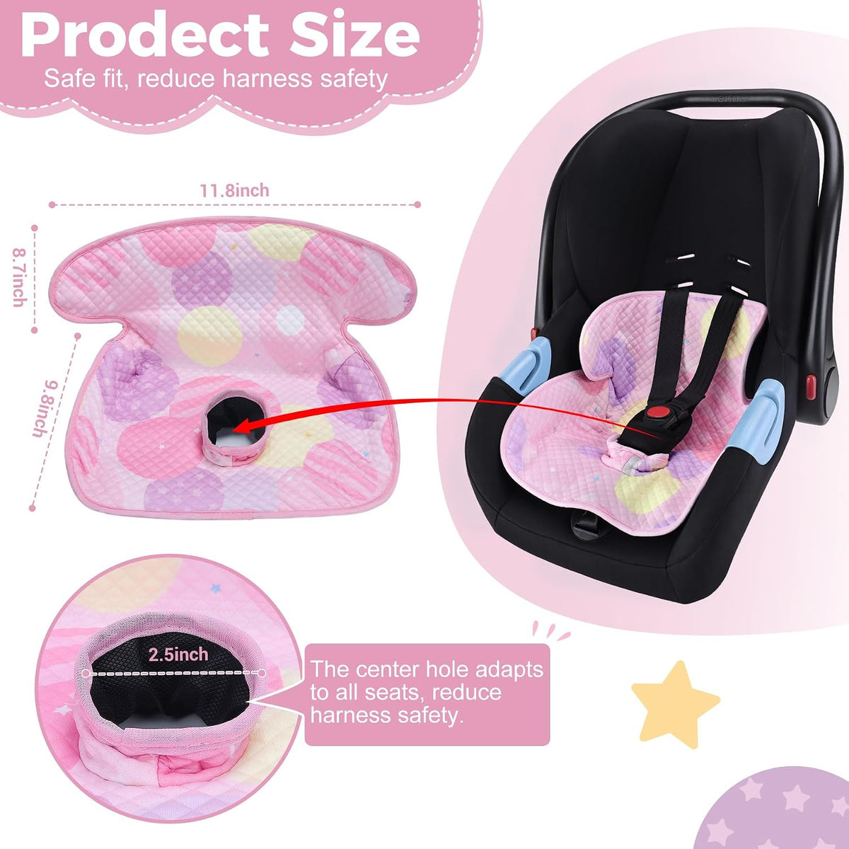 Car Seat Protector for Potty Training, Waterproof Car Seat Liner