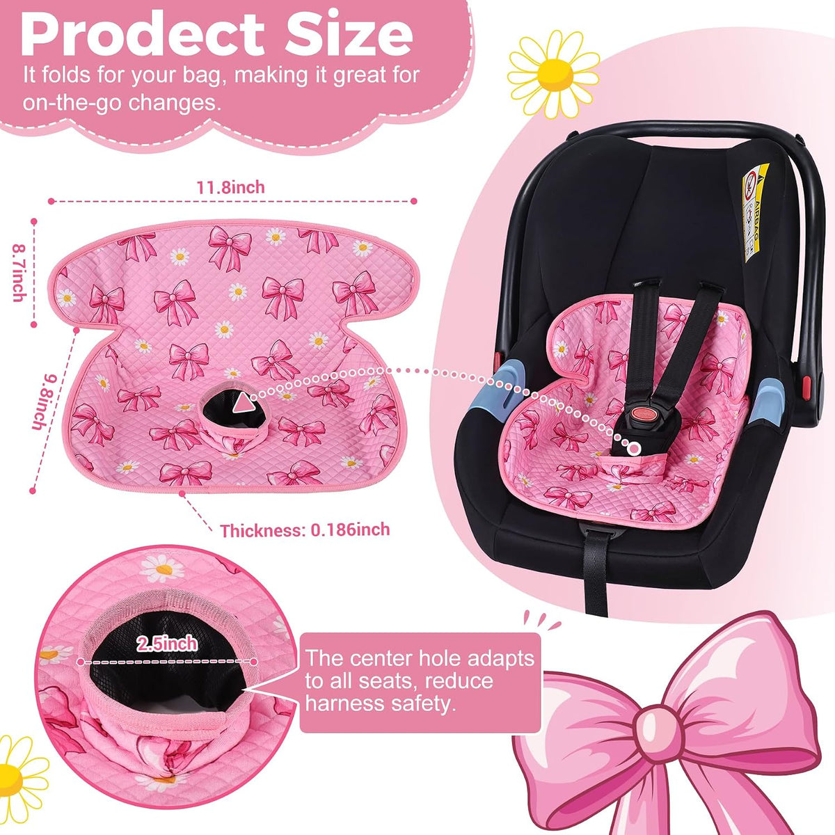 Car Seat Protector for Potty Training, Waterproof Car Seat Liner