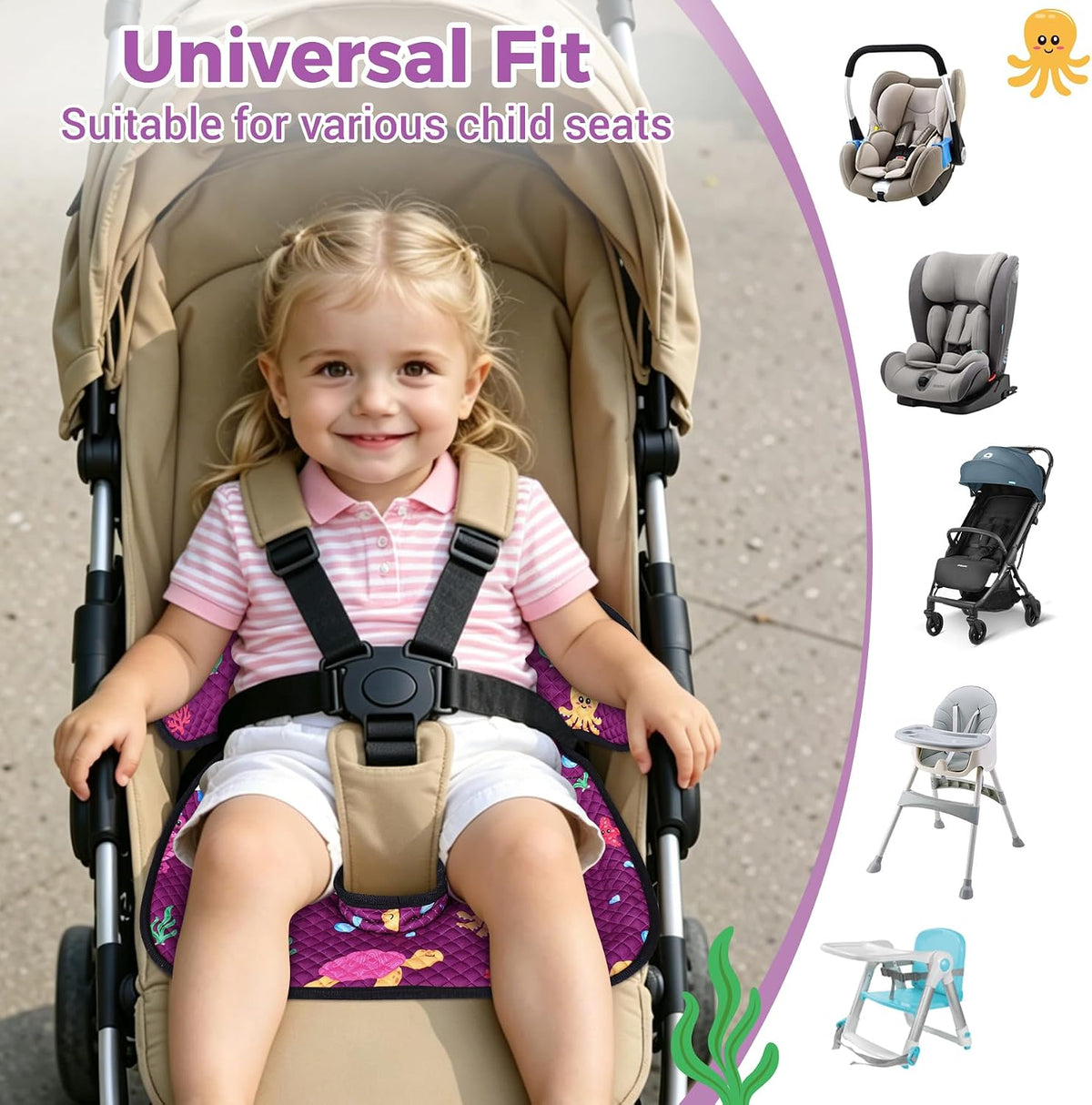 Car Seat Protector for Potty Training, Waterproof Car Seat Liner