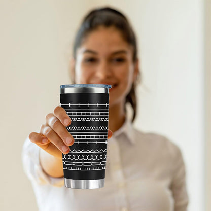 20 oz Insulated Tumbler - Hidden Message Coffee Mug 20oz- Funny Work Coffee Cup for Adults - Sarcastic Gag Gift for White Elephant, Coworkers & Friends, Family - FtS Travel Mug
