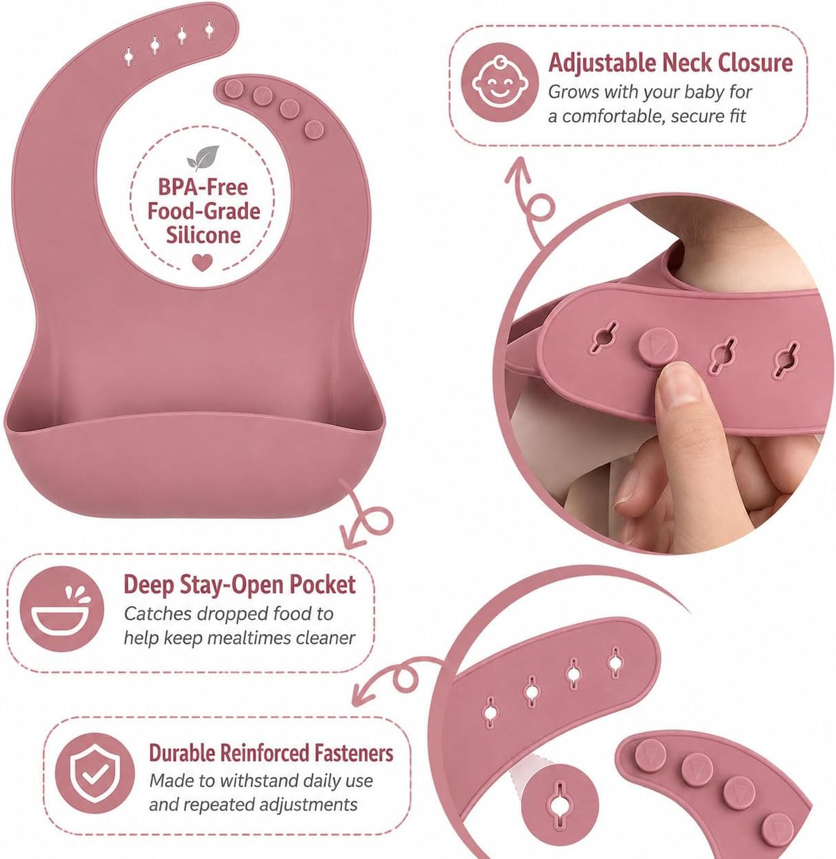 Silicone Baby Feeding Set – Pandaloo Collection, 11-Piece Baby-Led Weaning Set – Self-Feeding Kit for Babies & Toddlers – BPA-Free, Dishwasher Safe Feeding Essentials (Coastal Blue)