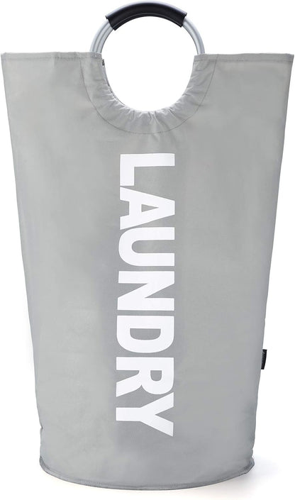90L Light Laundry Basket (13 Colors), Waterproof Laundry Hamper, Laundry Bag with Padded Handles, Clothes Hamper, Collapsible Laundry Basket Easy Storage