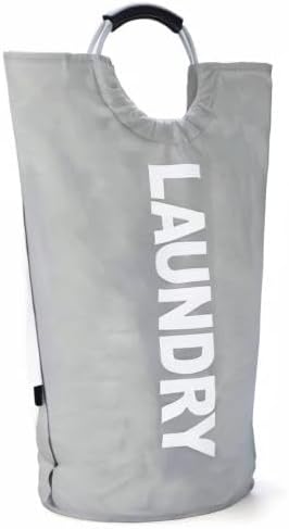 90L Light Laundry Basket (13 Colors), Waterproof Laundry Hamper, Laundry Bag with Padded Handles, Clothes Hamper, Collapsible Laundry Basket Easy Storage